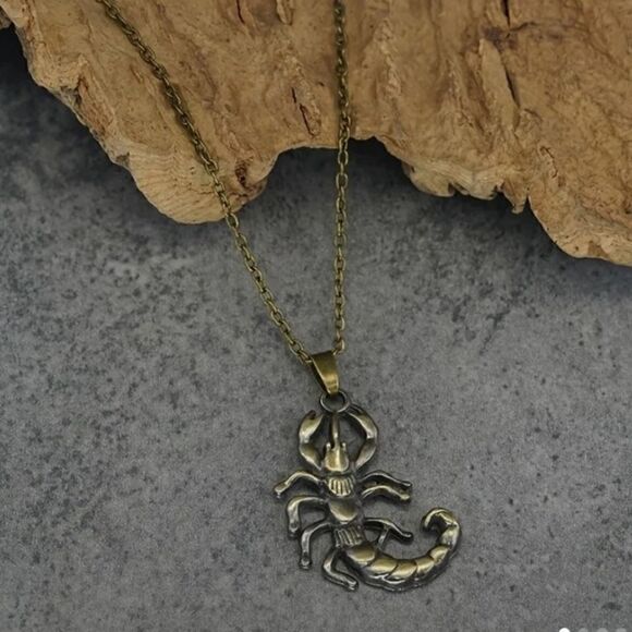 Men's scorpion necklace New b23 - Picture 1 of 2